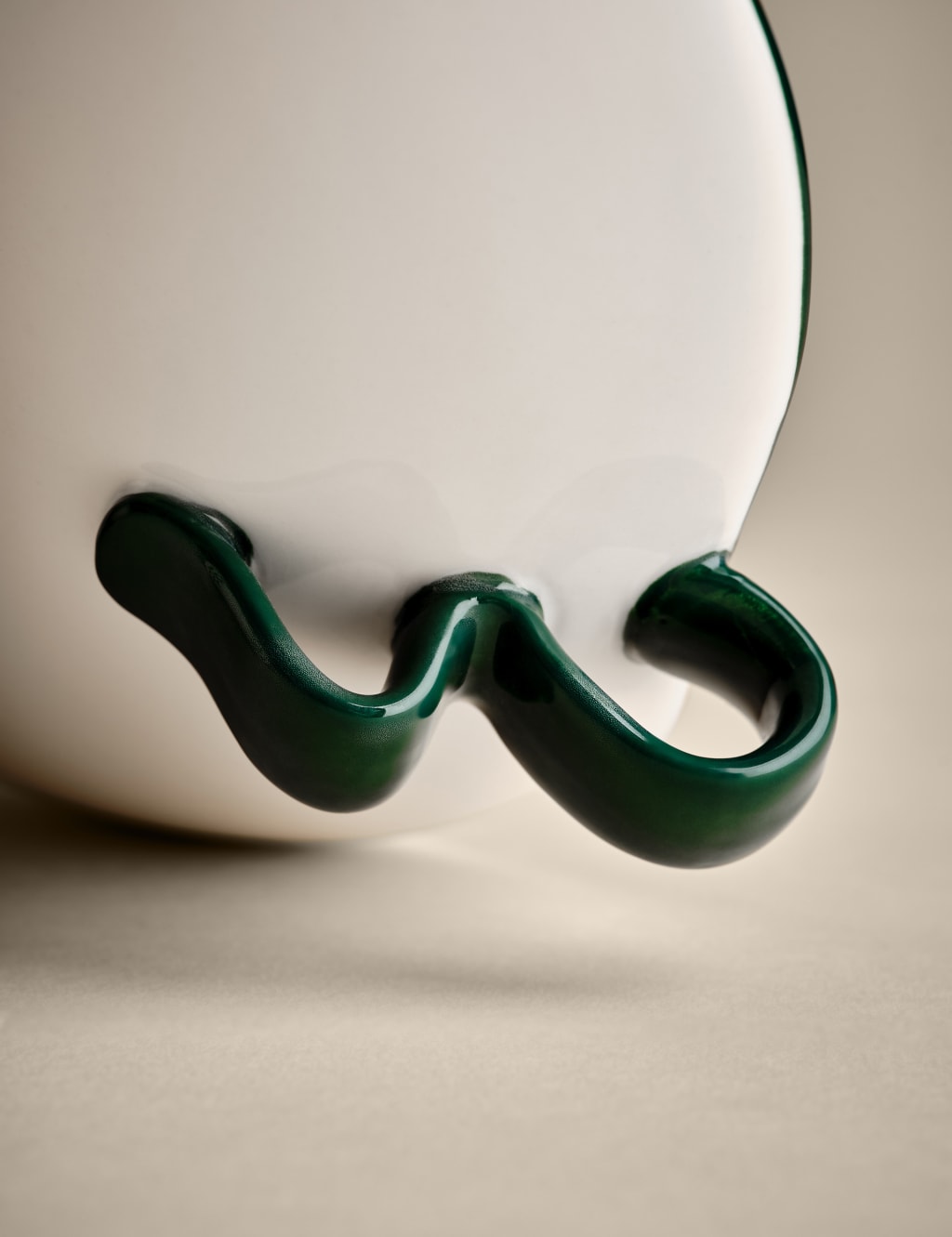 Hand Painted Footed Serving Bowl 5 of 6