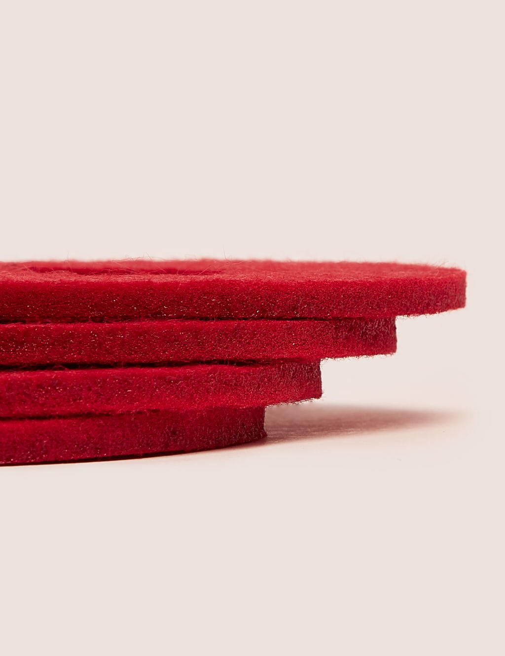Set of 4 Christmas Felt Coasters 3 of 3