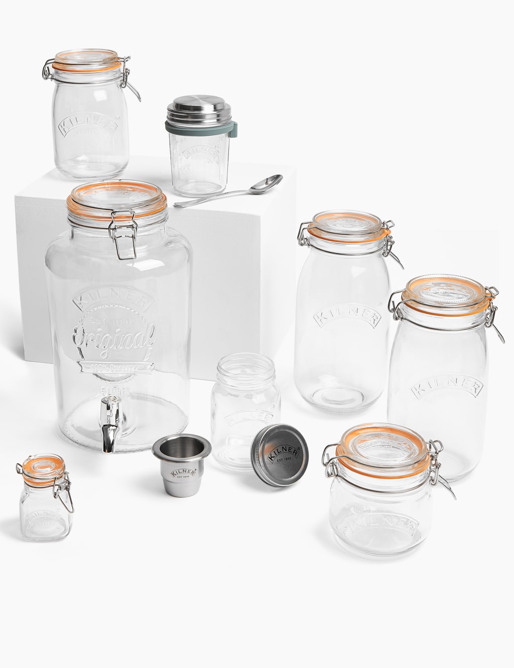 0.5 Litre Clip Top Round Jar 4 of 4