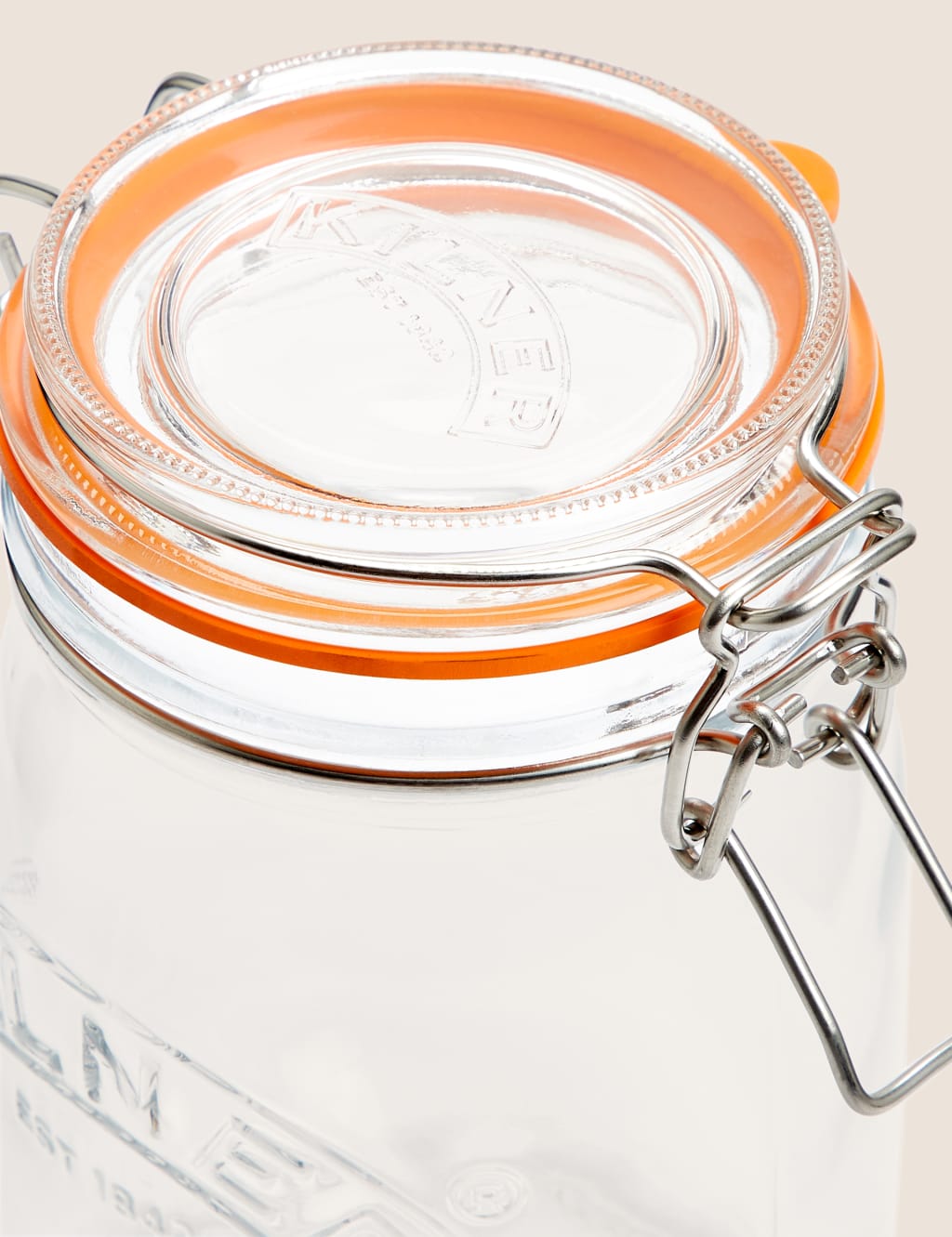 1L Round Clip Top Jar 2 of 4