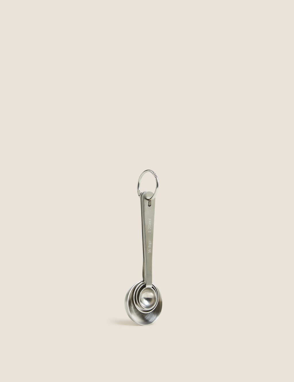 Set of 4 Stainless Steel Measuring Spoons 2 of 3