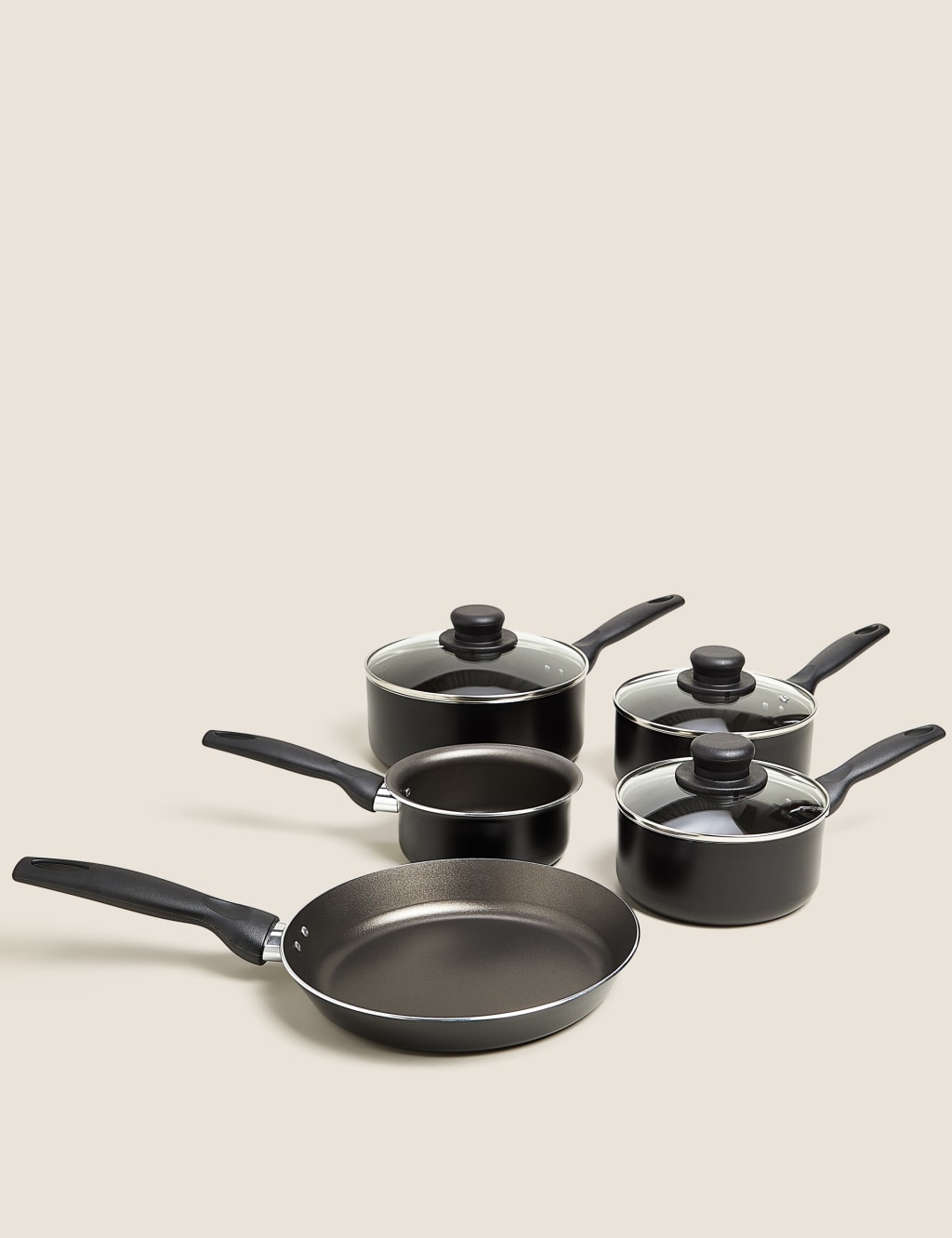 5 Piece Aluminium Pan Set 1 of 4
