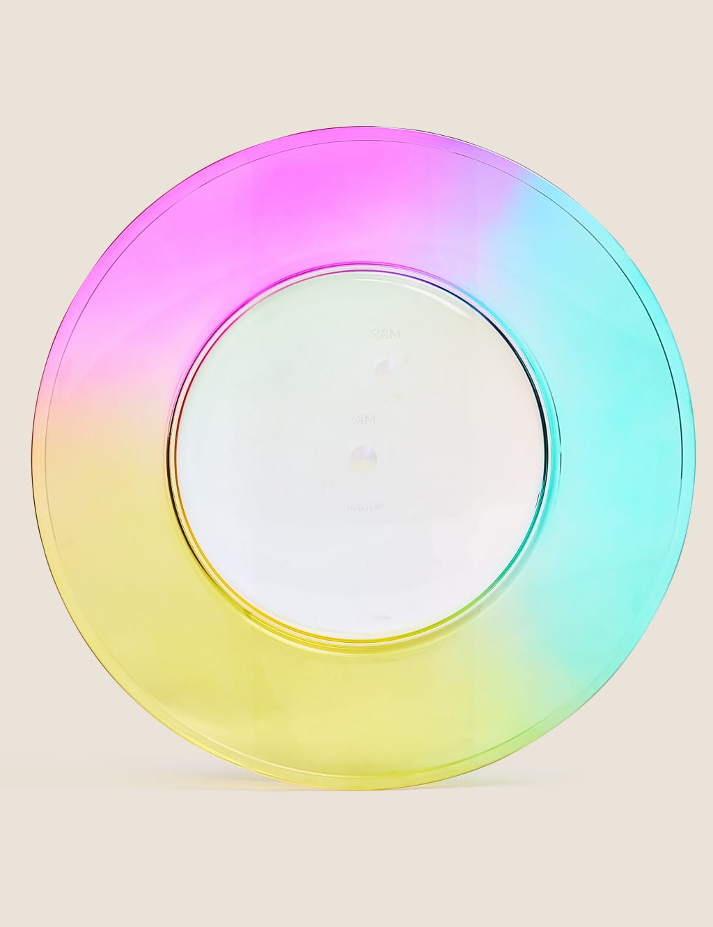 Set of 4 Rainbow Picnic Dinner Plates 1 of 3
