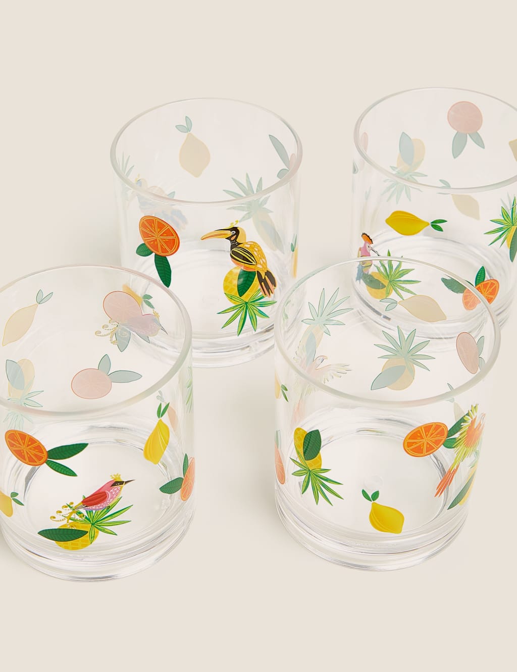 Set of 4 Jungle Picnic Tumblers 2 of 3