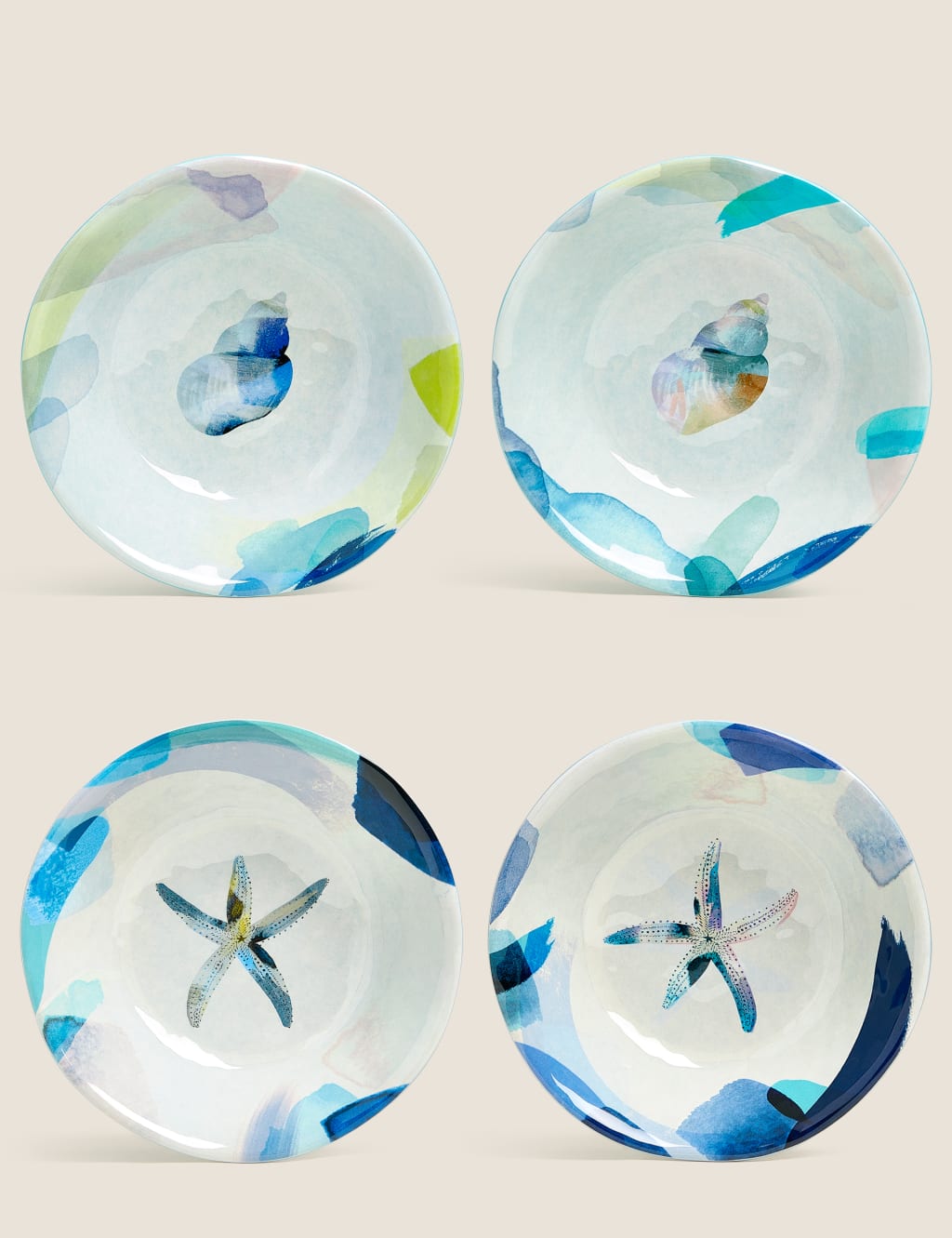 Set of 4 Nautical Cereal Bowls 2 of 6