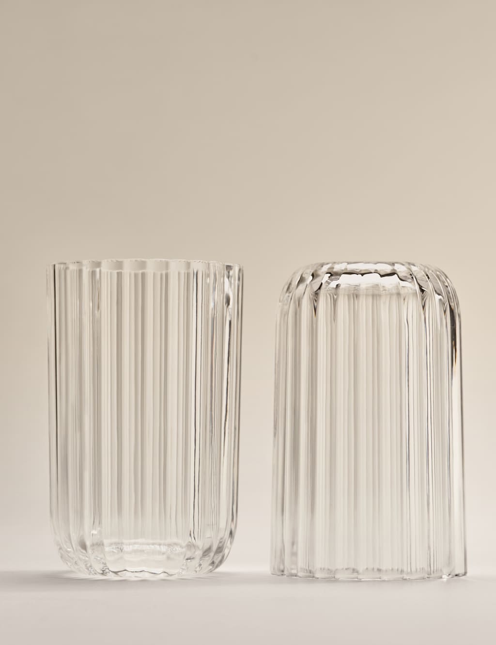 Set of 4 Ribbed Picnic Hi Ball Glasses 2 of 4