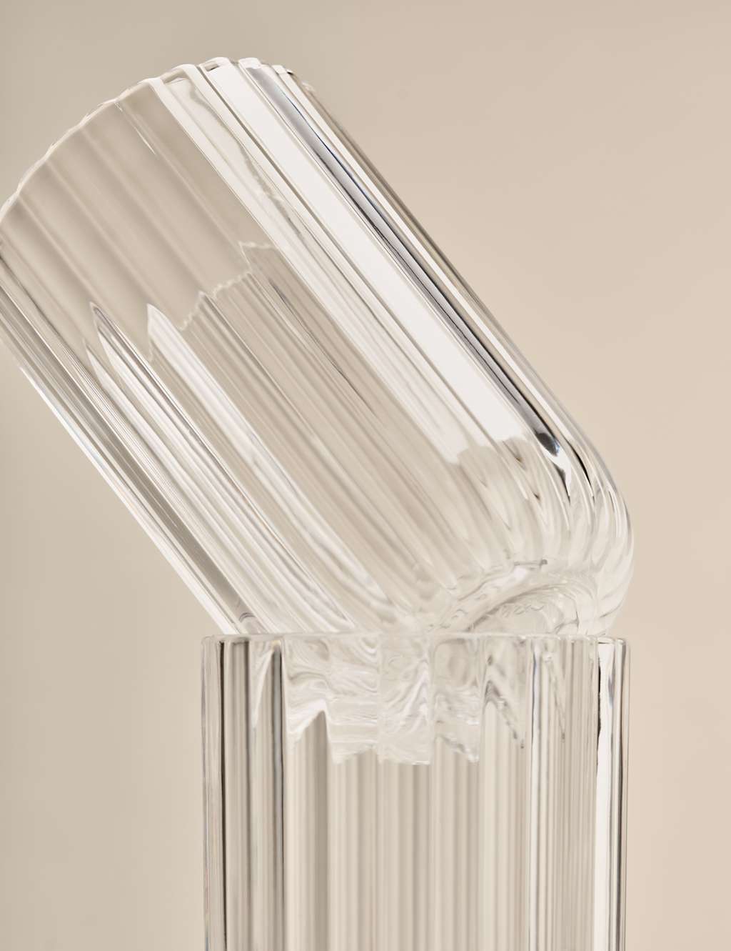 Set of 4 Ribbed Picnic Hi Ball Glasses 4 of 4