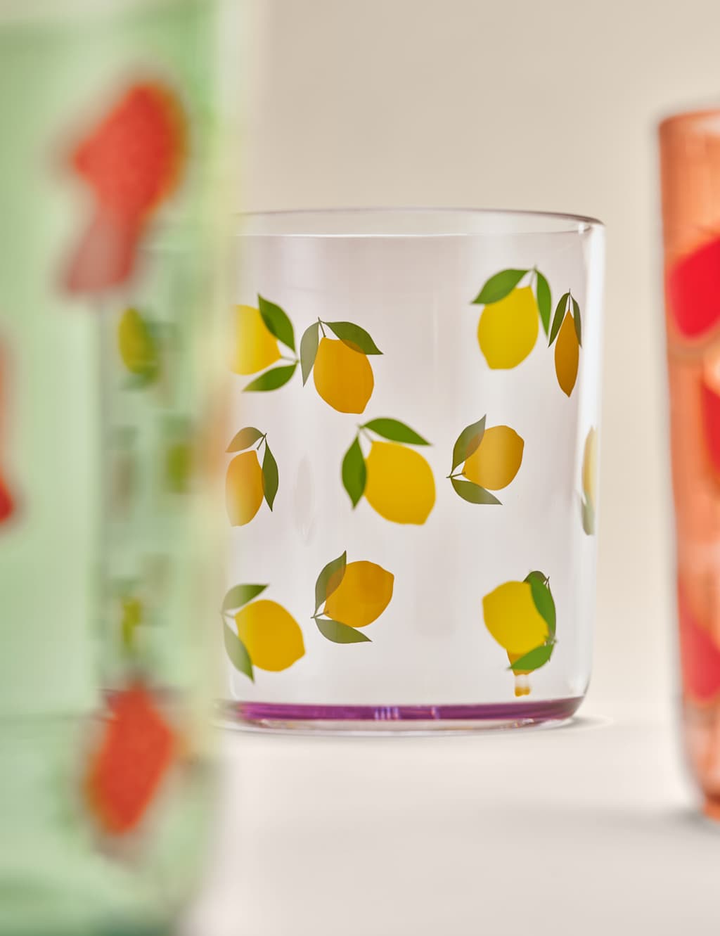 Set of 4 Summer Brights Picnic Tumblers 5 of 5