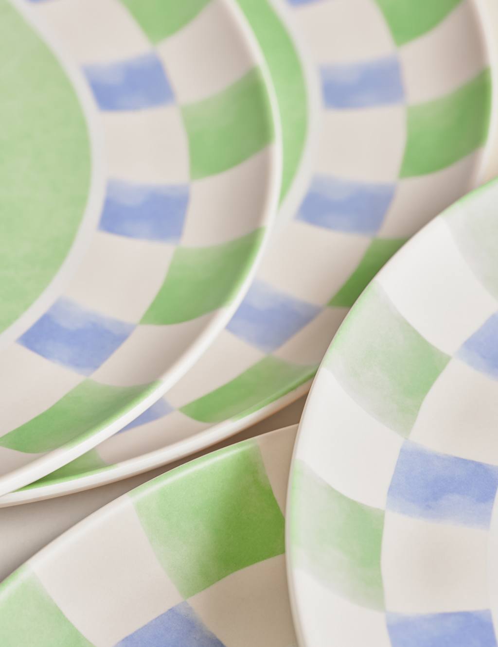 Set of 4 Summer Brights Picnic Dinner Plates 4 of 7
