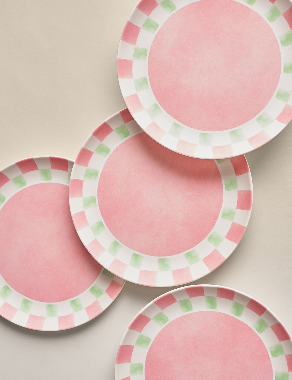 Set of 4 Summer Brights Picnic Side Plates 4 of 5