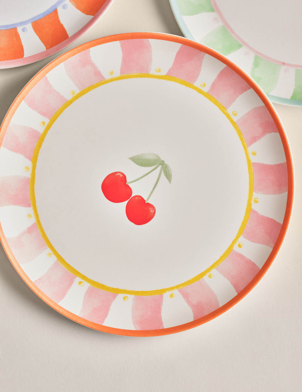 Set of 4 Summer Brights Icon Picnic Side Plates 2 of 6