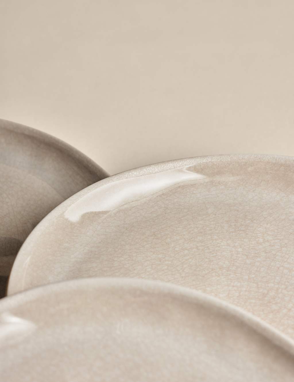 Set of 4 Linen Reactive Picnic Side Plates 3 of 5
