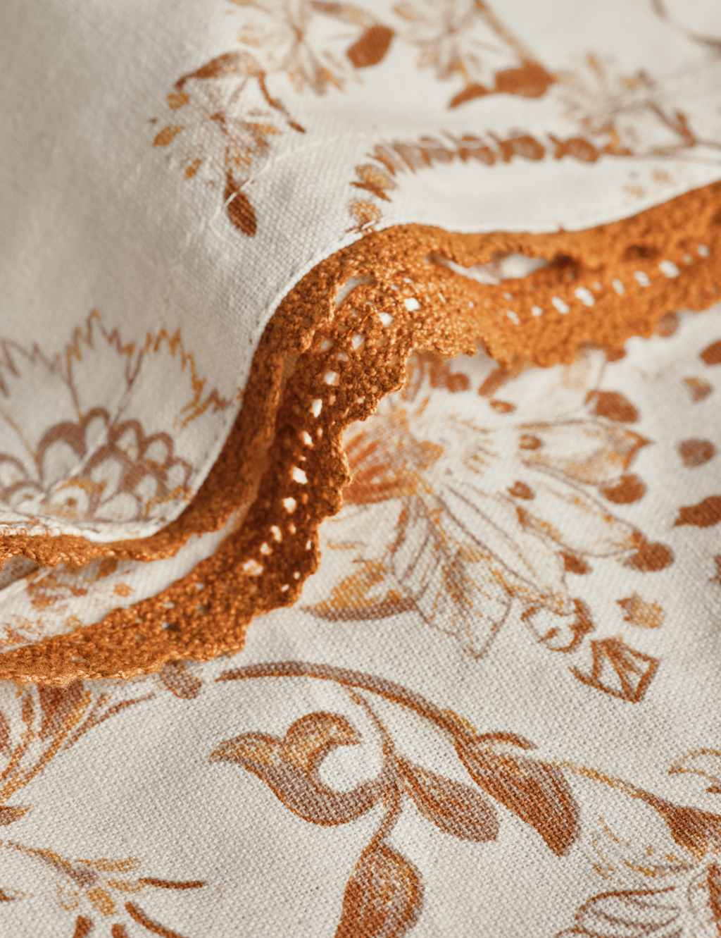 Pure Cotton Chintz Floral Tablecloth 2 of 6