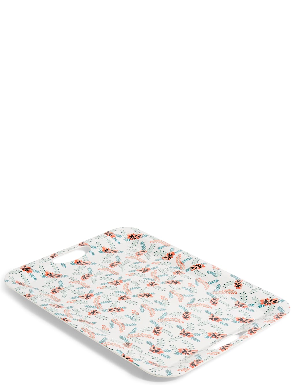 Floral Melamine Tray 1 of 2