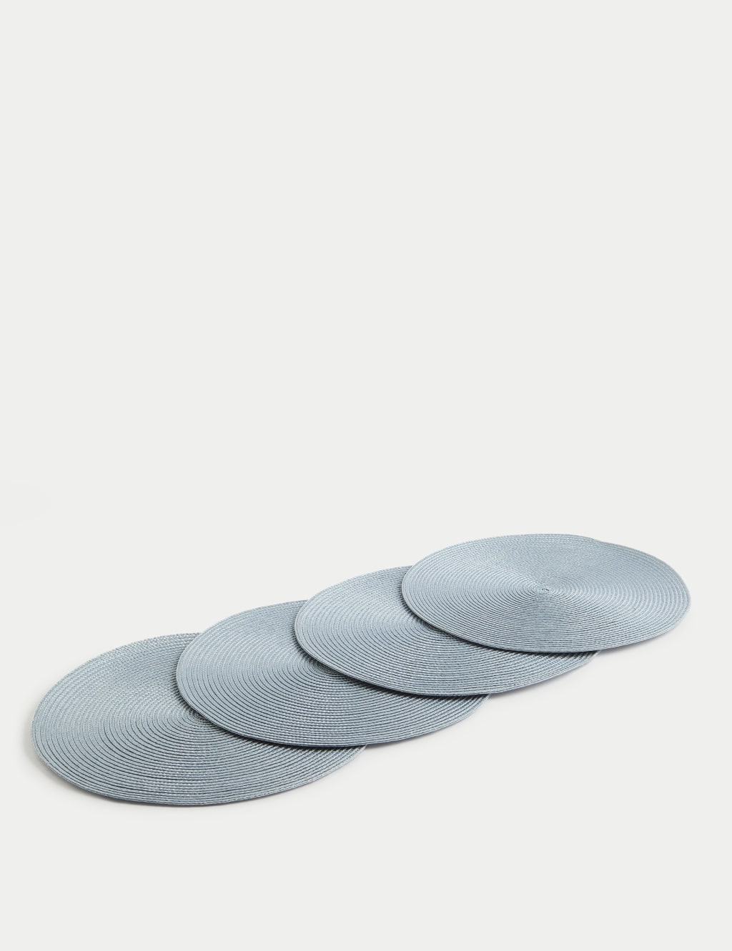 Set of 4 Round Woven Placemats 1 of 4