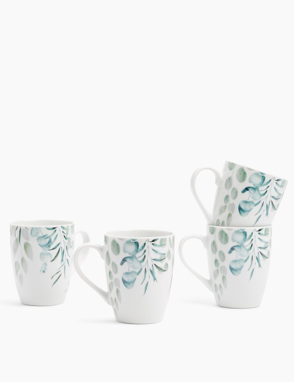 Set of 4 Eucalyptus Mugs 1 of 4