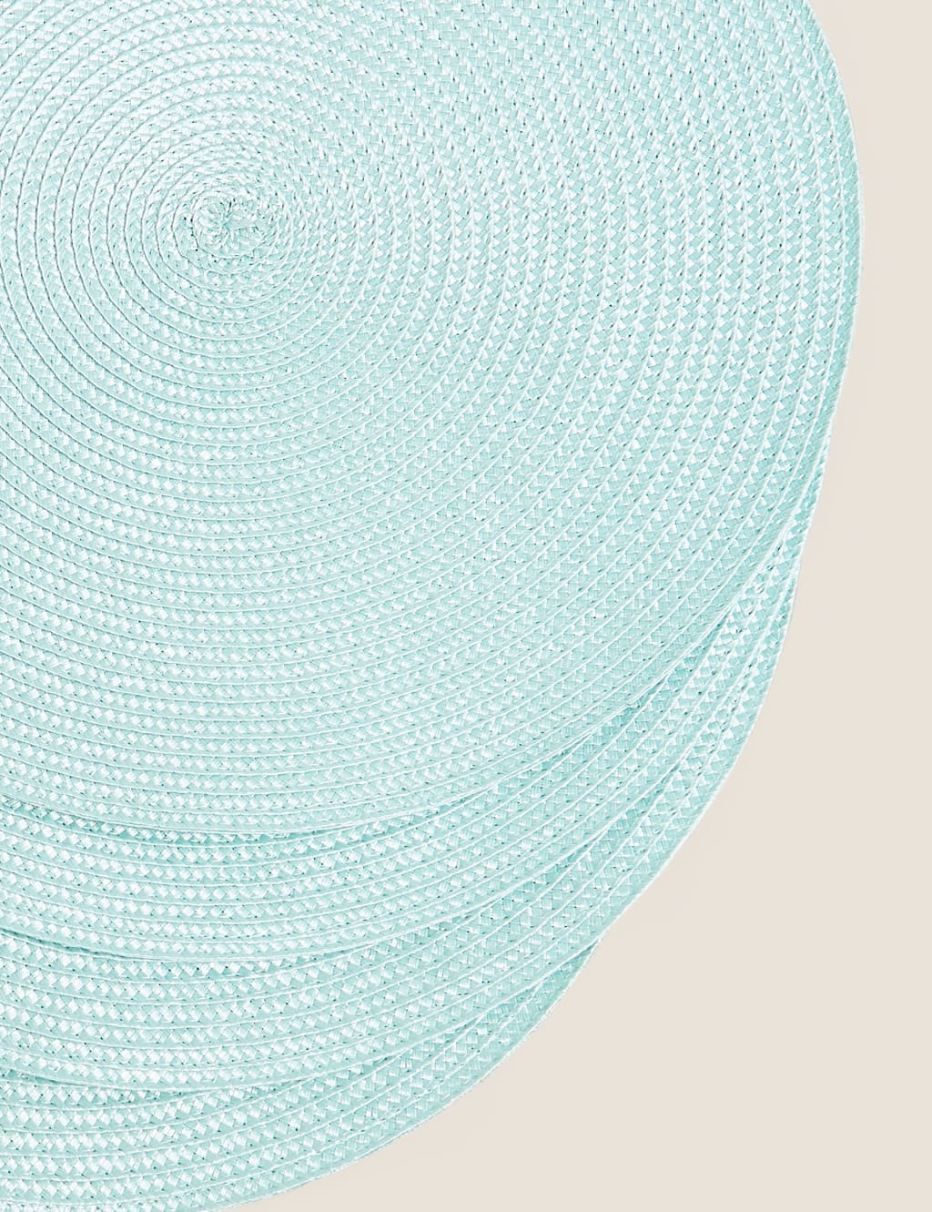 Set of 4 Round Woven Placemats 2 of 3