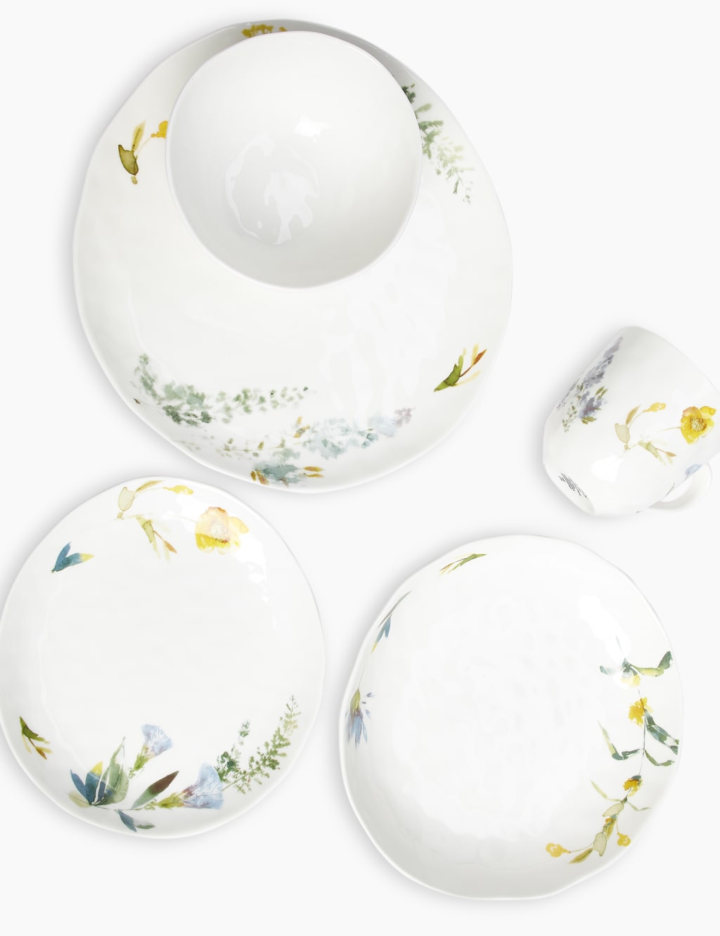 Watercolour Floral Side Plate 5 of 7