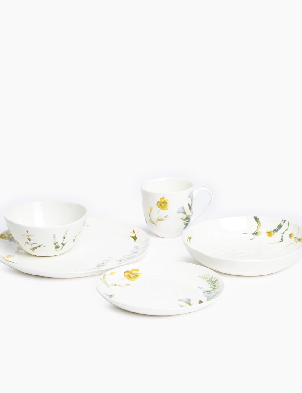 Watercolour Floral Side Plate 6 of 7