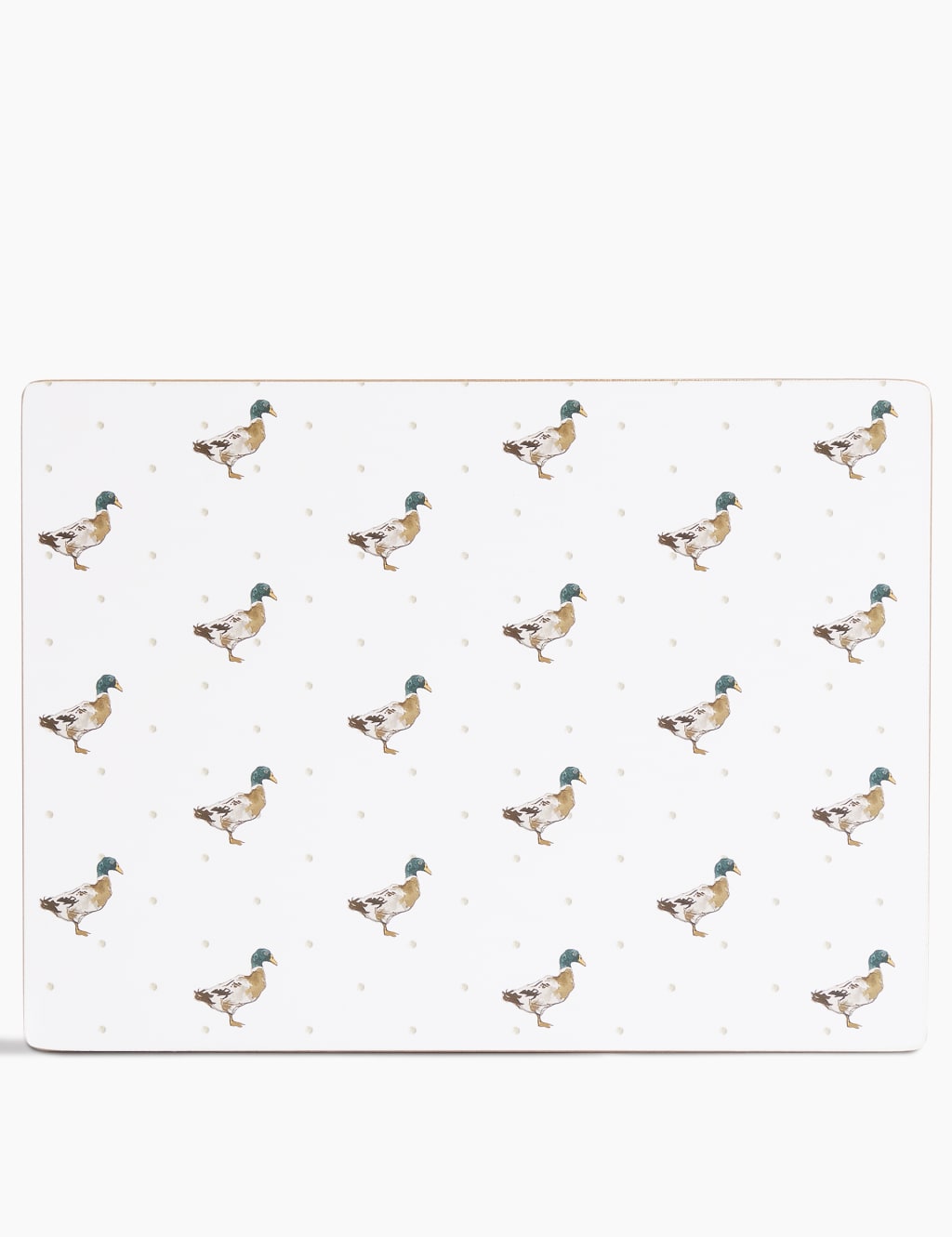 Set of 4 Watercolour Duck Placemats & Coasters 3 of 6