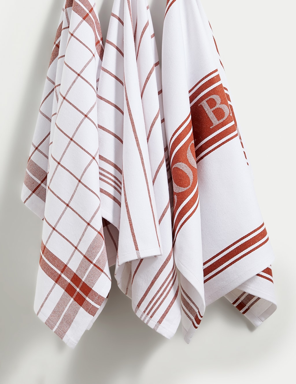 Set of 3 Cotton Rich Striped Tea Towels 3 of 4