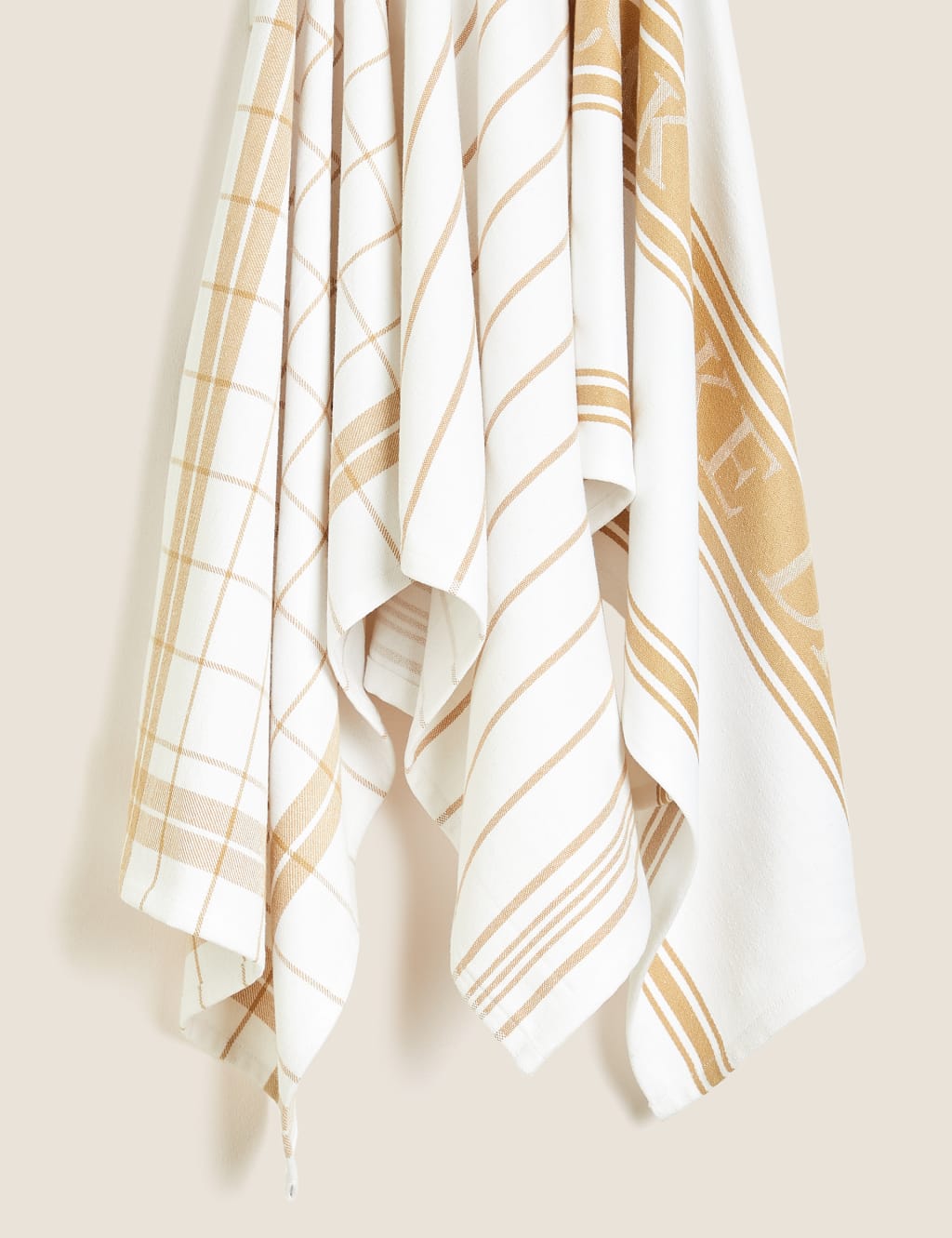 Set of 3 Cotton Rich Striped Tea Towels 3 of 3