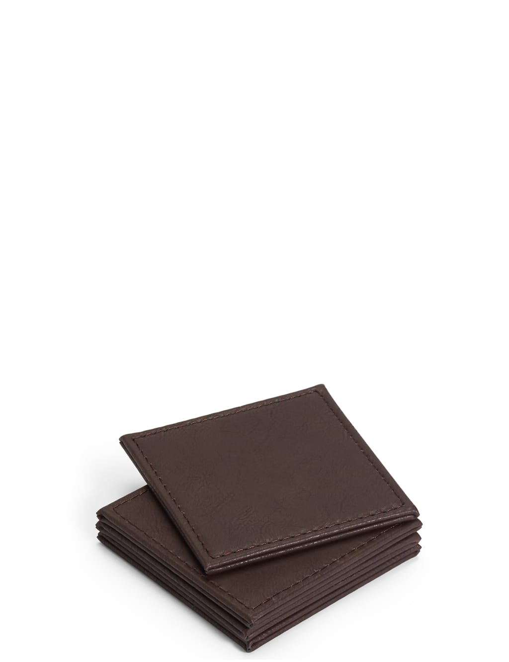 Set of 4 Faux Leather Placemats & Coasters 4 of 6