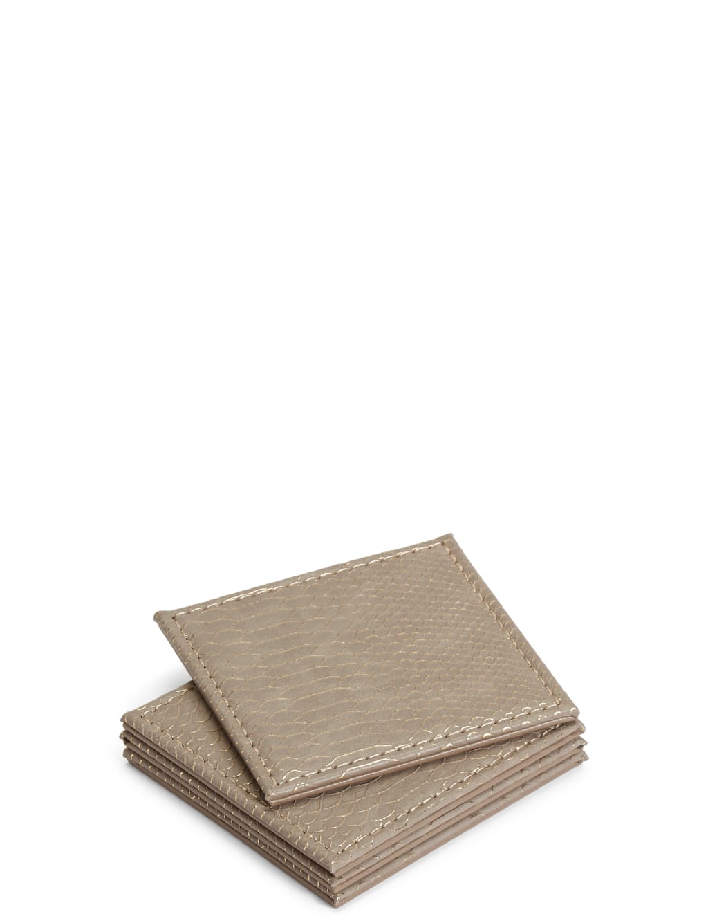 Set of 4 Faux Leather Placemats & Coasters 4 of 6