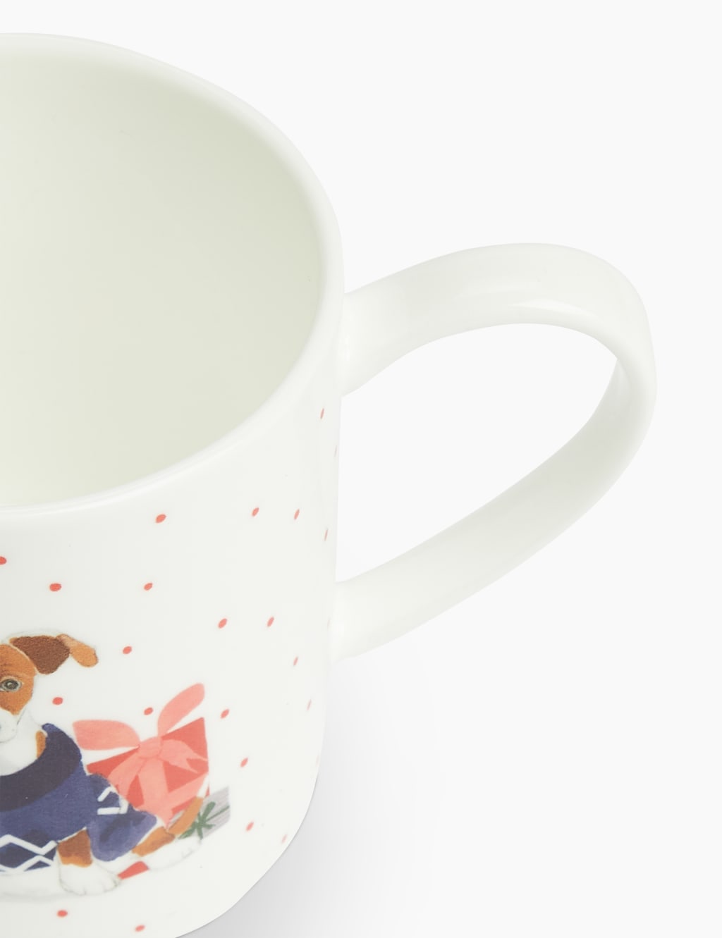 Christmas Jinty Dog Print China Mug 2 of 2