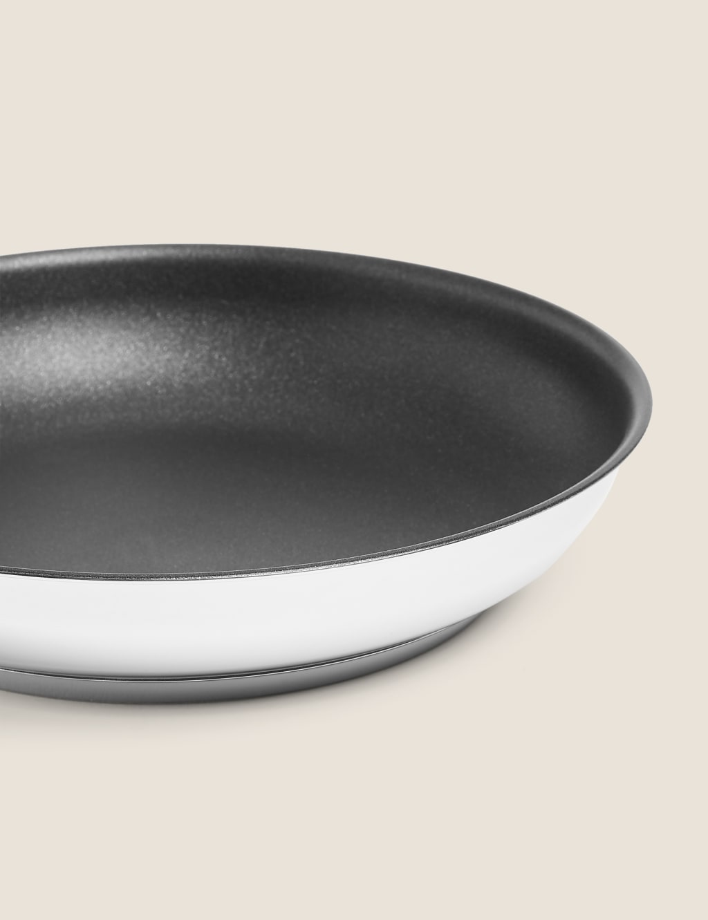 2 Piece Stainless Steel Frying Pan Set 3 of 4