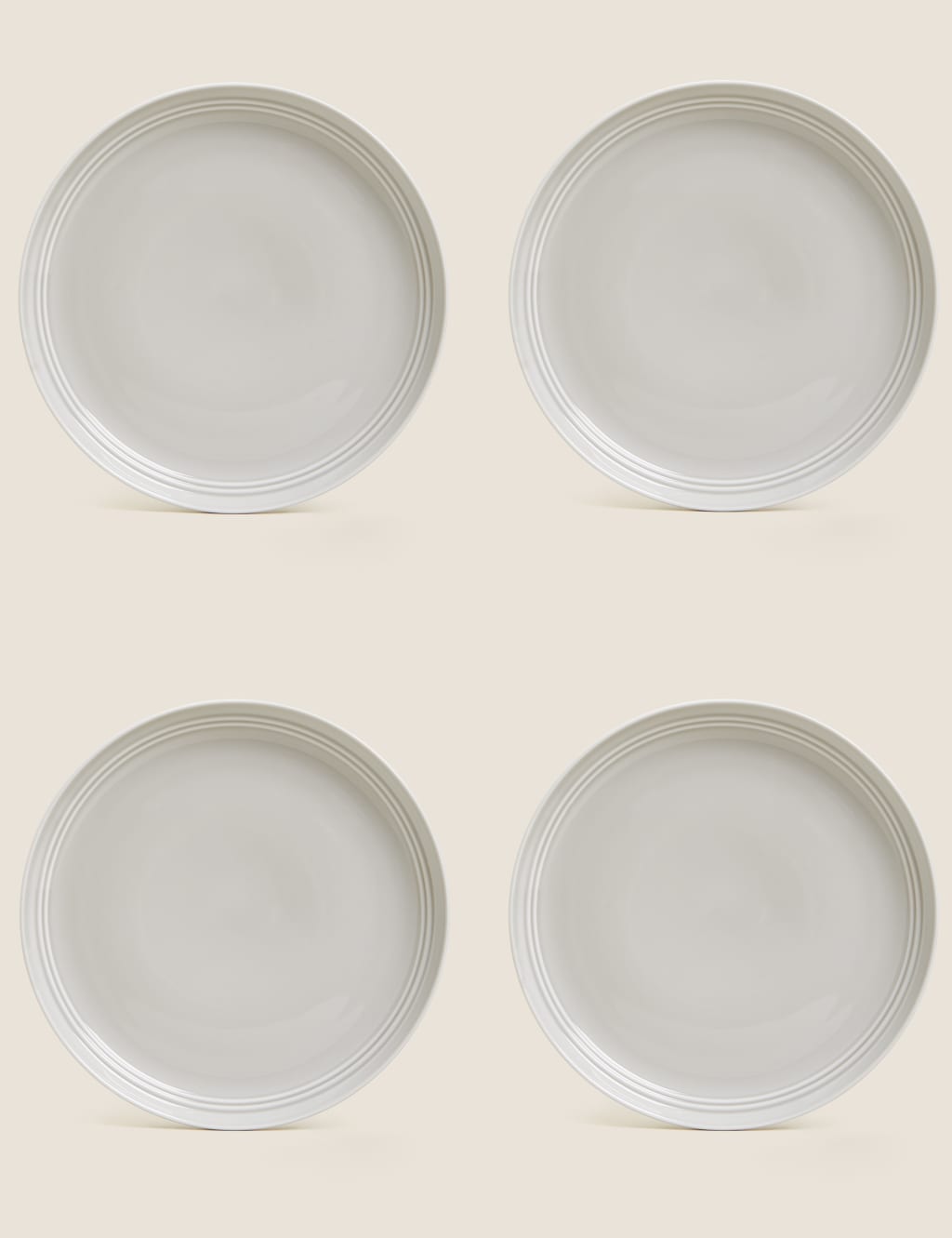 Set of 4 Marlowe Dinner Plates 2 of 3