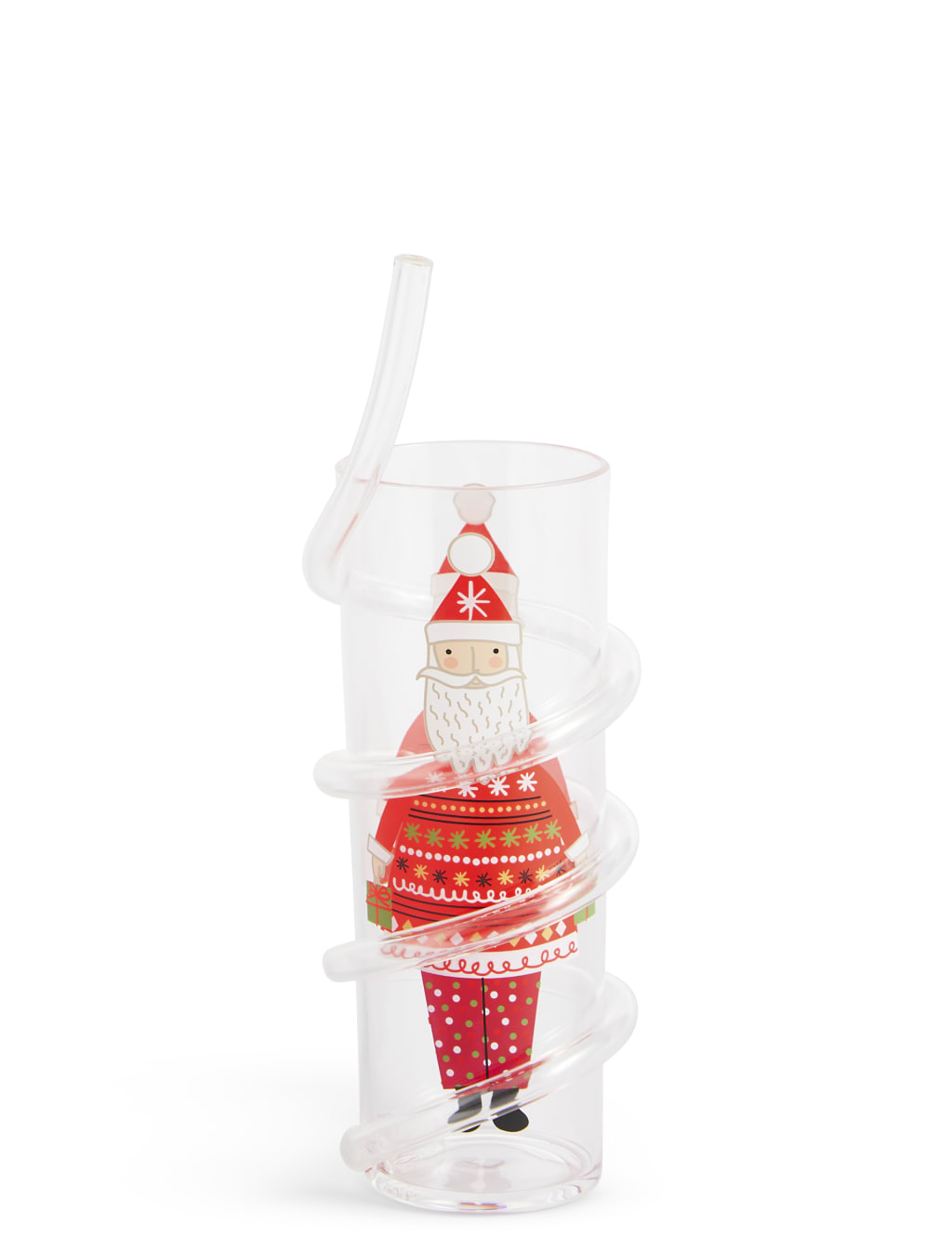 Christmas Cup with Straw 1 of 3