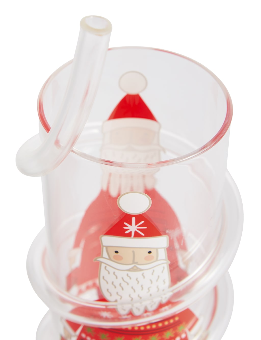 Christmas Cup with Straw 2 of 3