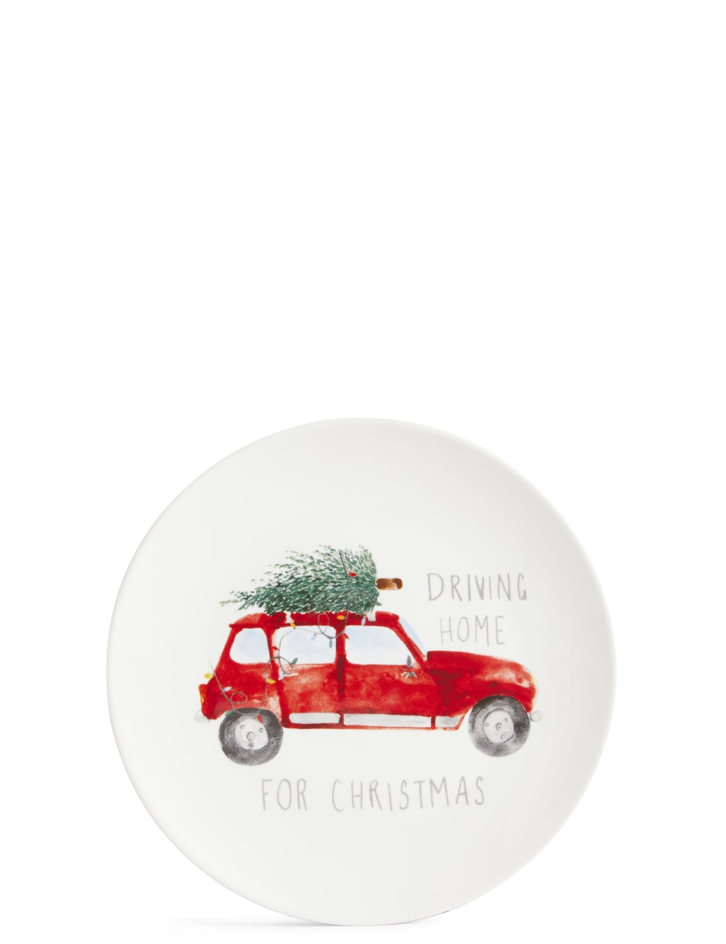Set of 4 Christmas Slogan Side Plates 3 of 8