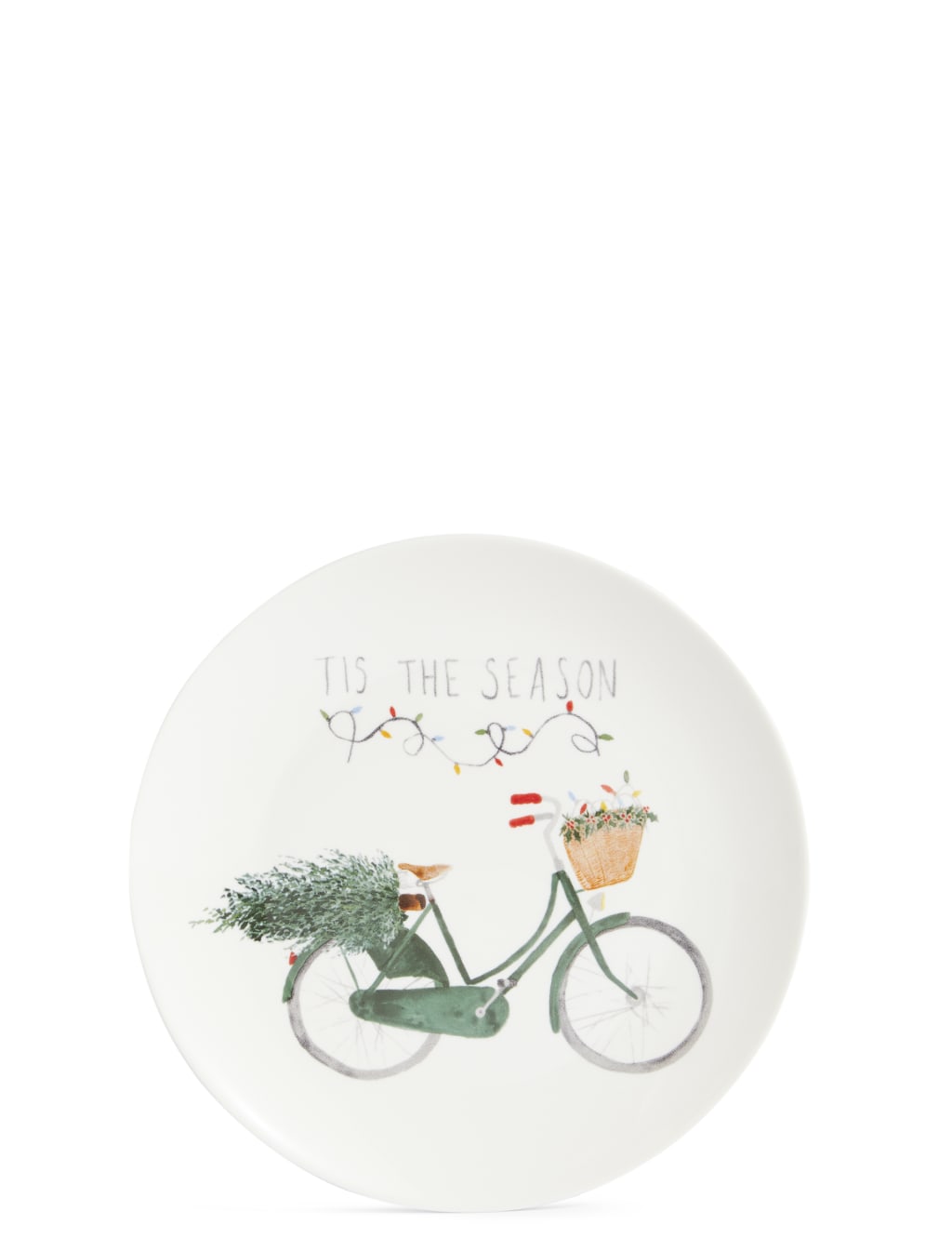 Set of 4 Christmas Slogan Side Plates 5 of 8