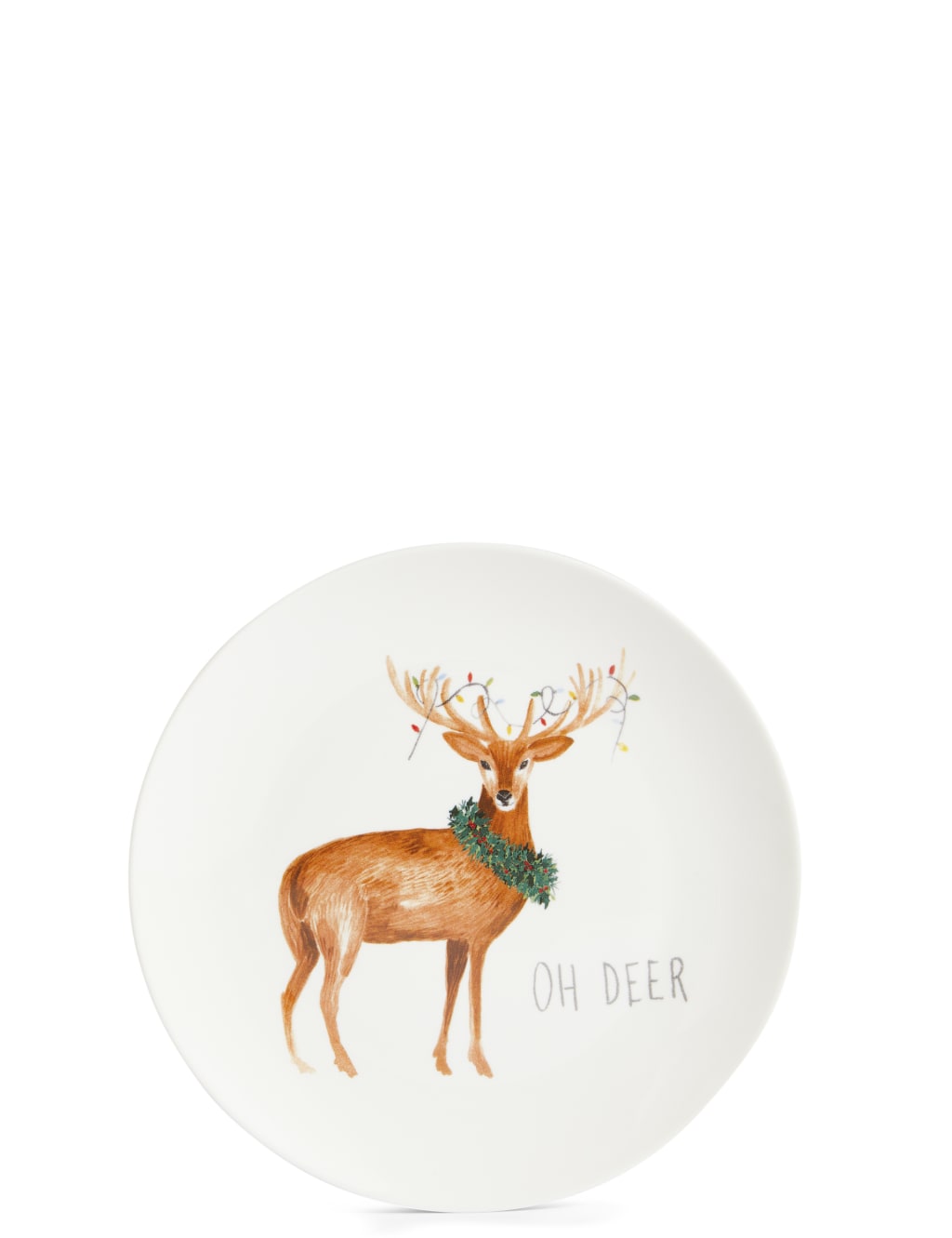 Set of 4 Christmas Slogan Side Plates 6 of 8