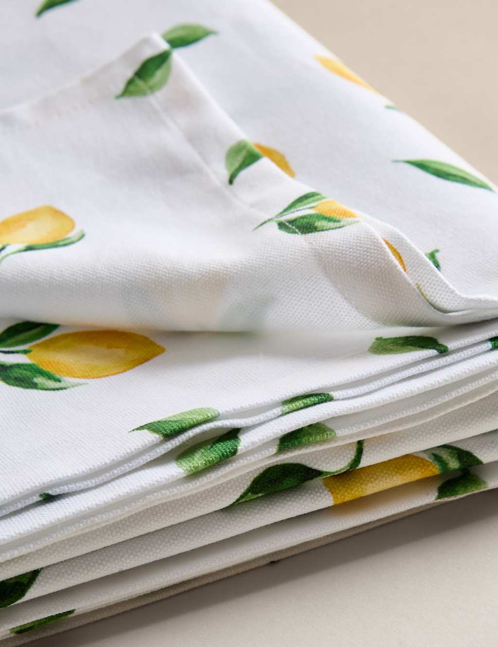 Pure Cotton Lemon Tablecloth 3 of 6