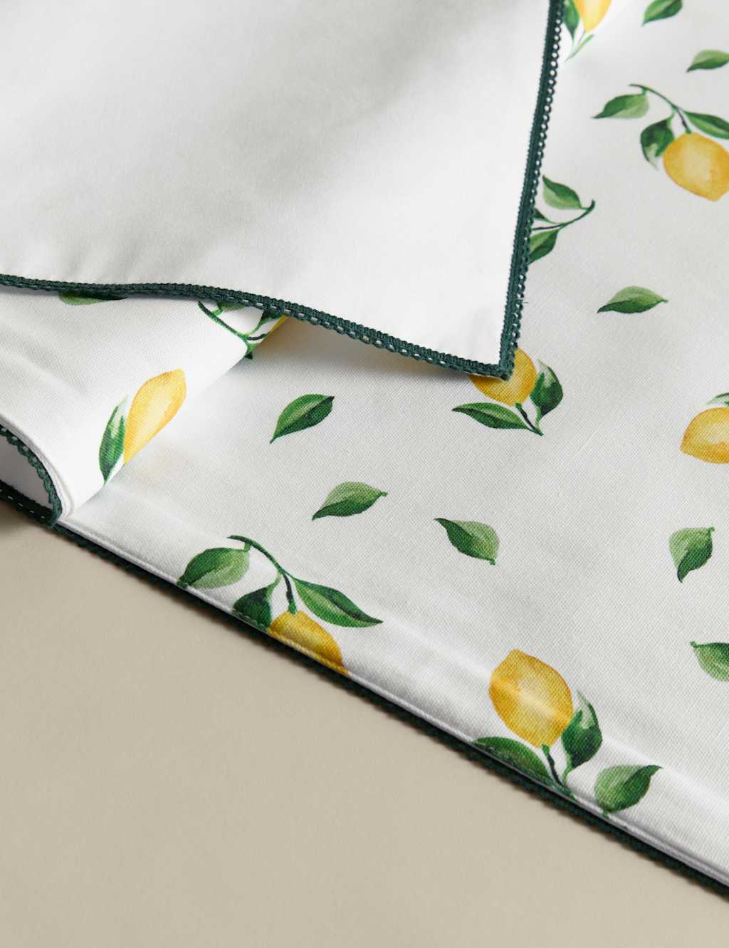 Pure Cotton Lemon Table Runner 5 of 5