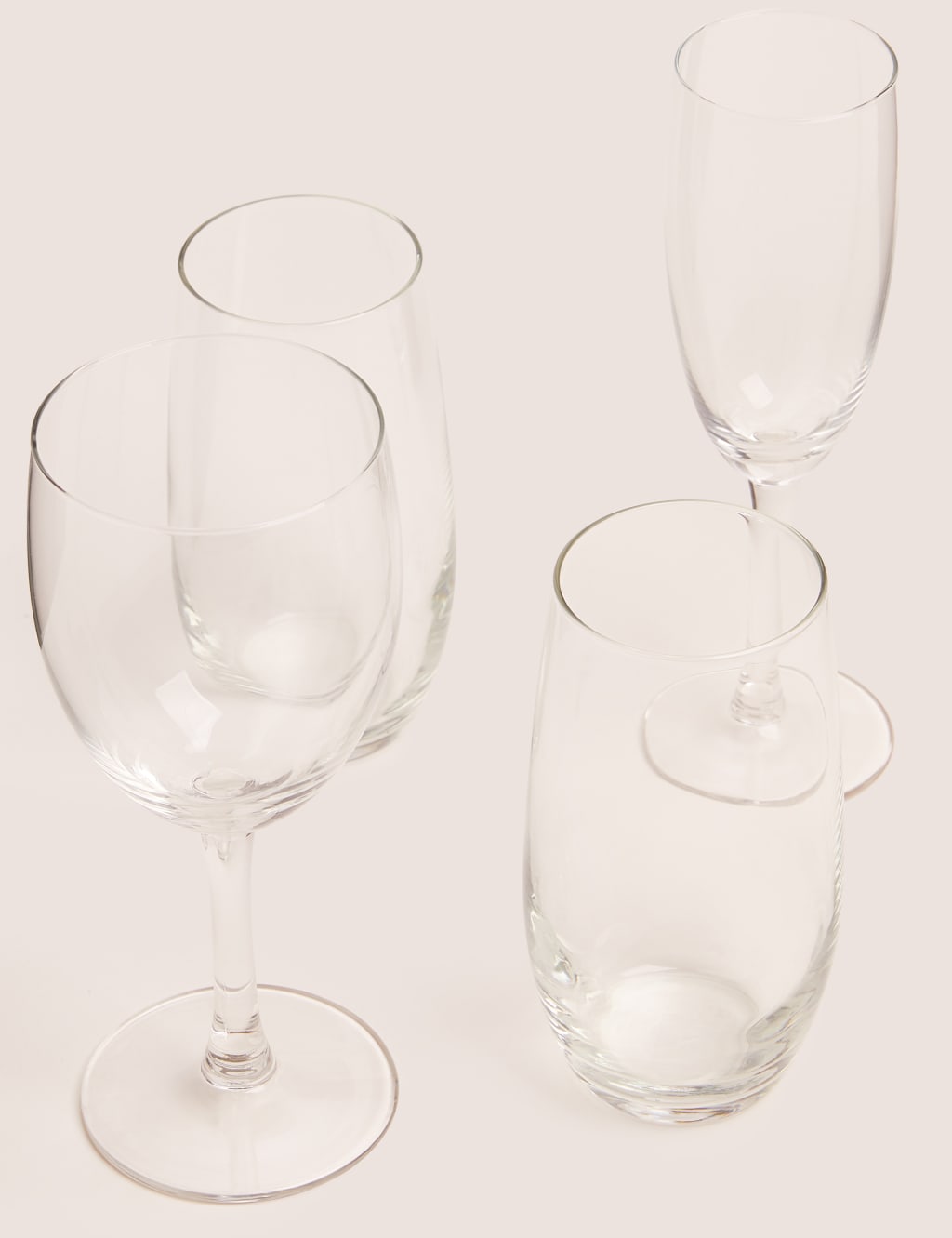12 Piece Mixed Glassware Set 2 of 3