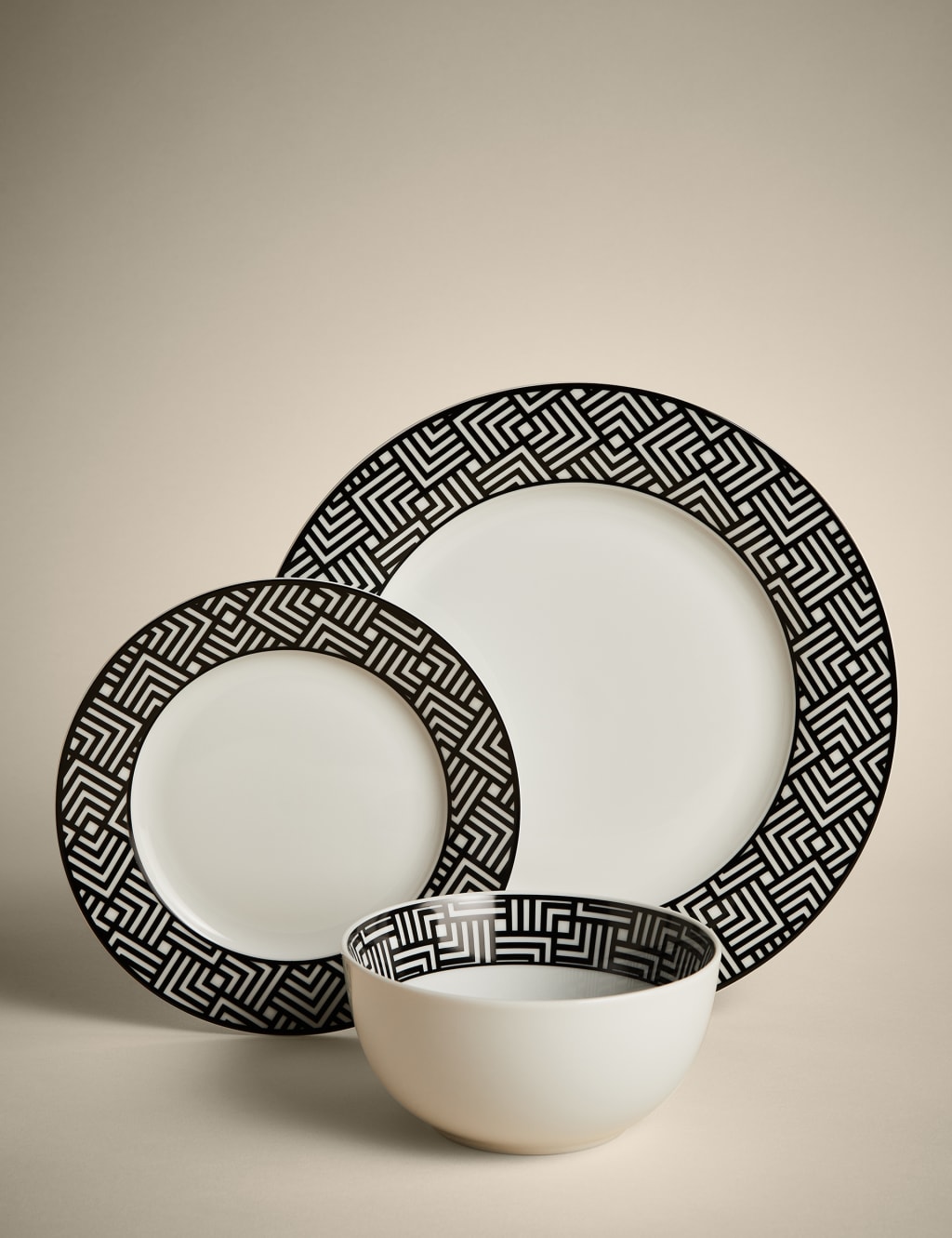 12 Piece Geometric Dinner Set 2 of 6