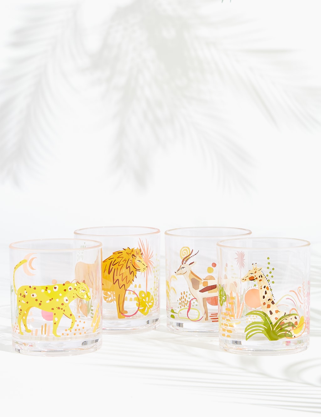 Set of 4 Jungle Picnic Tumblers 1 of 5