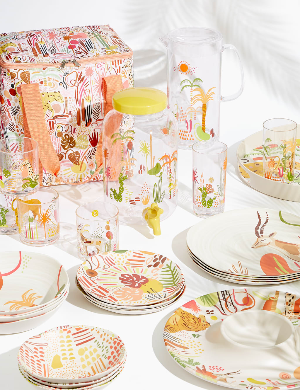 Set of 4 Jungle Picnic Tumblers 5 of 5