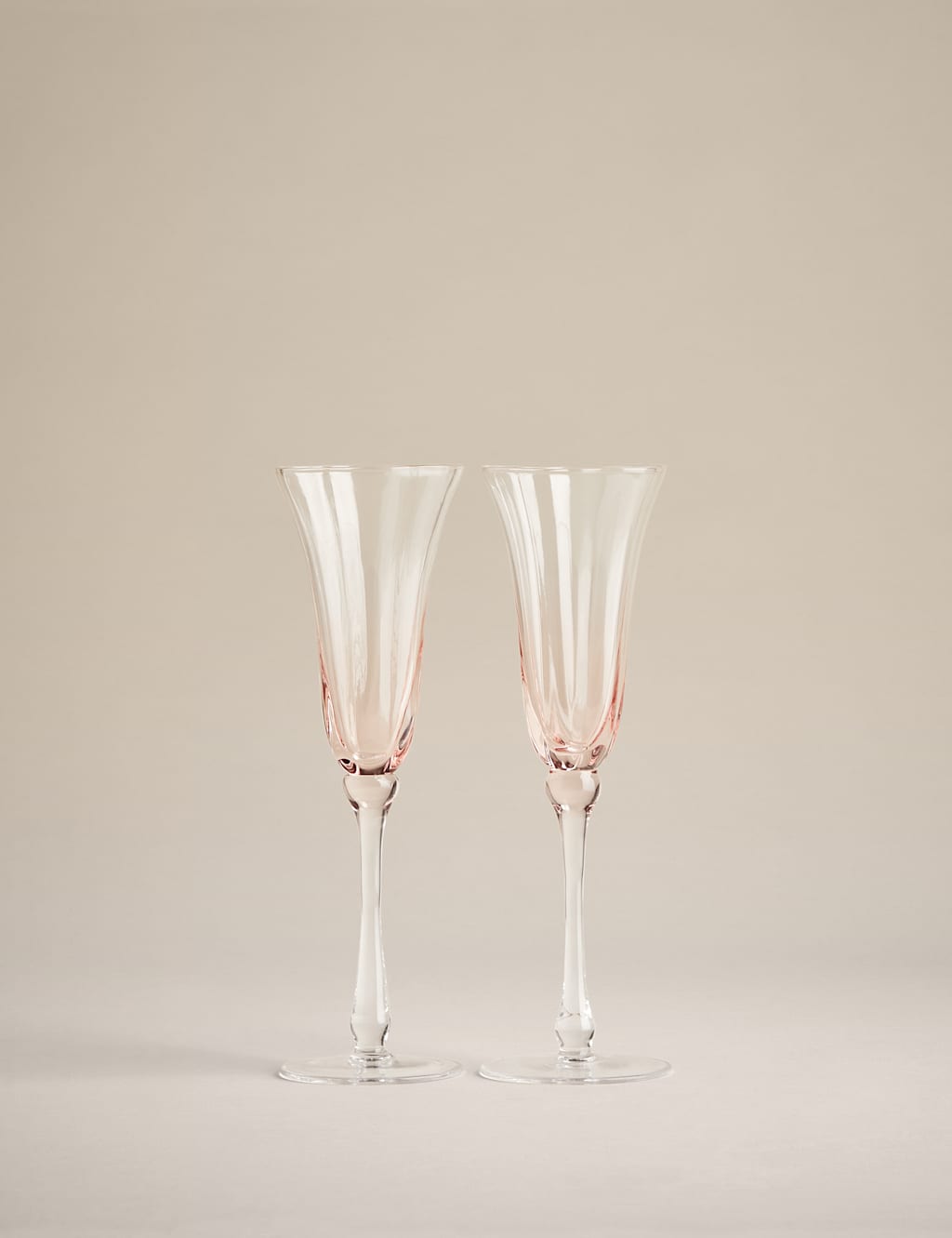 Set of 2 Fleur Ombré Champagne Flutes 4 of 5