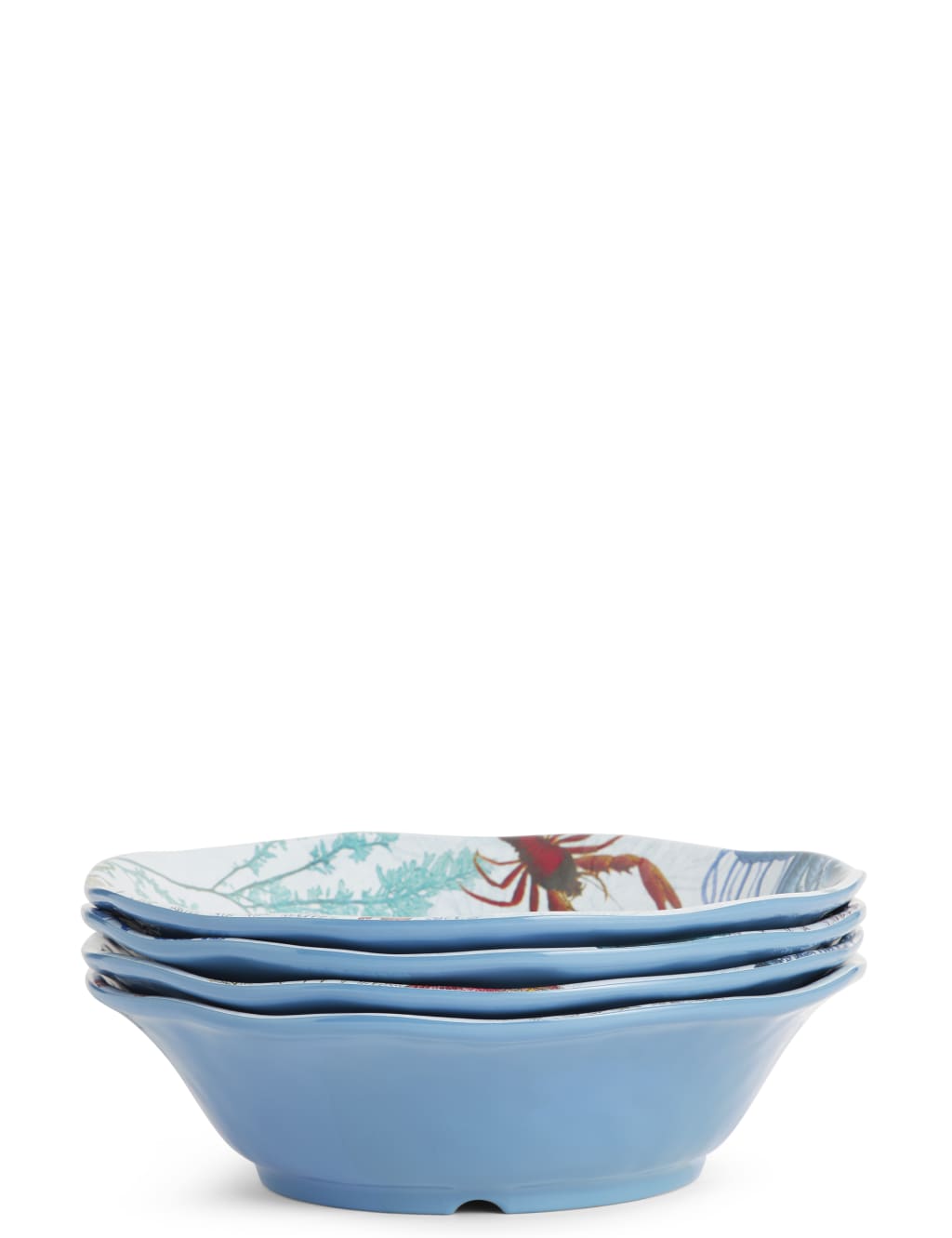Set of 4 Nautical Pasta Bowls 3 of 5