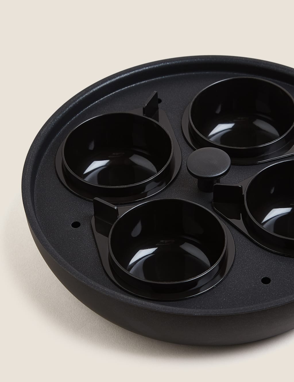 Black Aluminium 20cm Egg Poacher 3 of 4