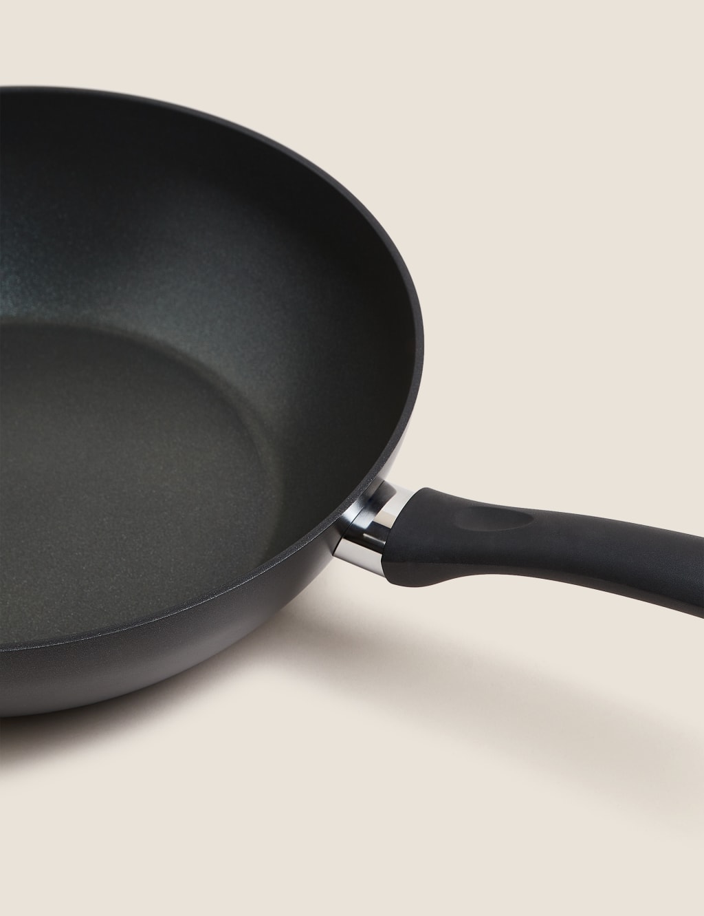 Aluminium 30cm Large Non-Stick Wok 3 of 3