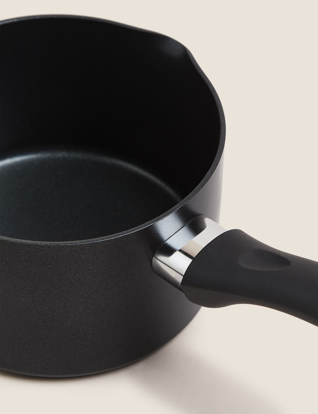 5 Piece Black Aluminium Non Stick Pan Set 4 of 4