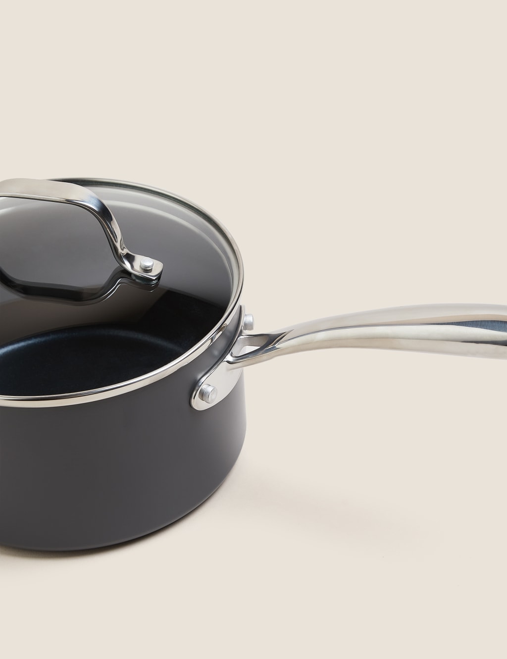 Hard Anodised 18cm Saucepan 3 of 4