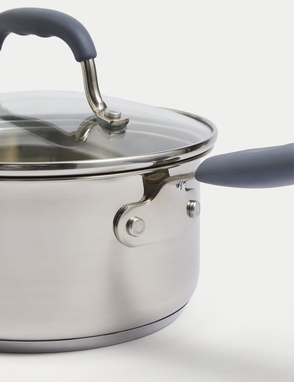4pc Stainless Steel Pan Set 4 of 4