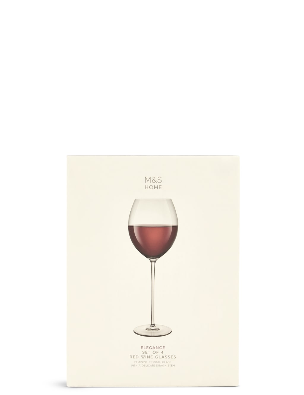Set of 4 Elegance Red Wine Glasses 3 of 4